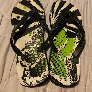 fox flip flops mens